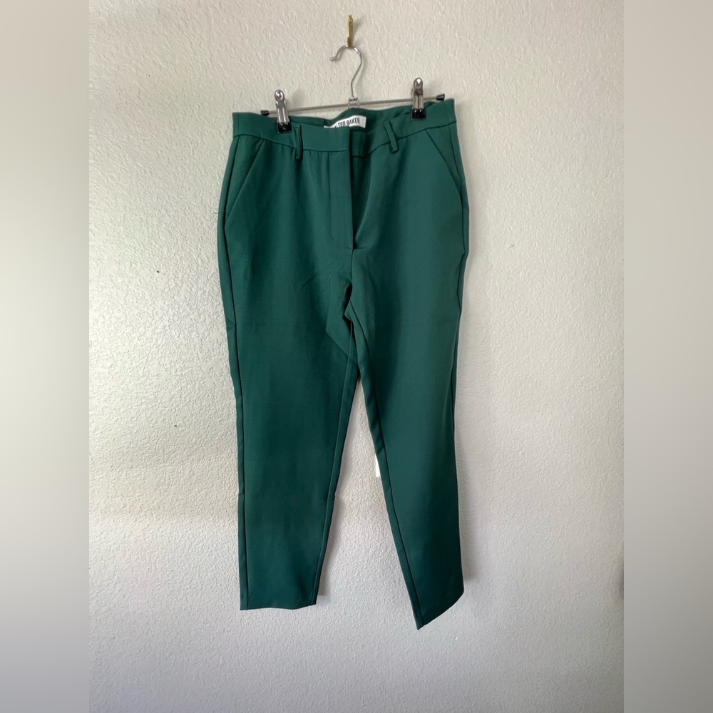 WALTER BAKER Green High Rise Chino Dress Pants Size 4 799
